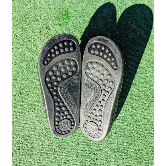 USED Mephisto Mules 2-Strap Leather w/Removable Footbed Sandals FAIR Condition - Picture 5 of 11